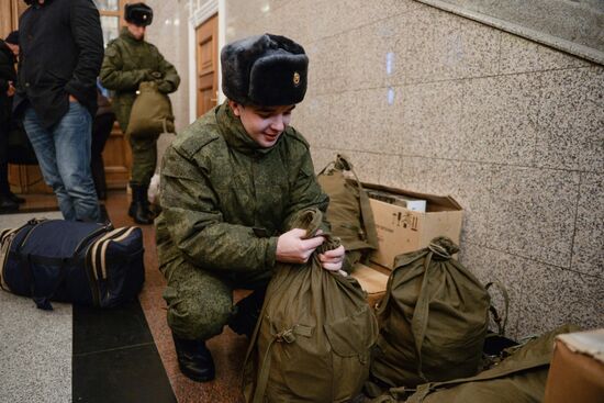 Conscripts recruited for Presidential Regiment