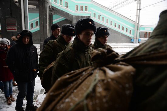 Conscripts recruited for Presidential Regiment