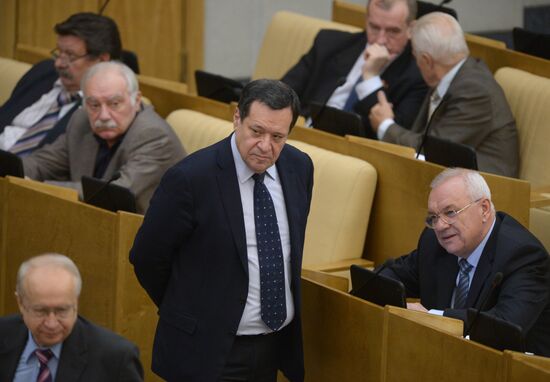 State Duma plenary meeting