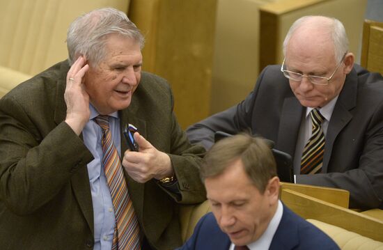 State Duma plenary meeting