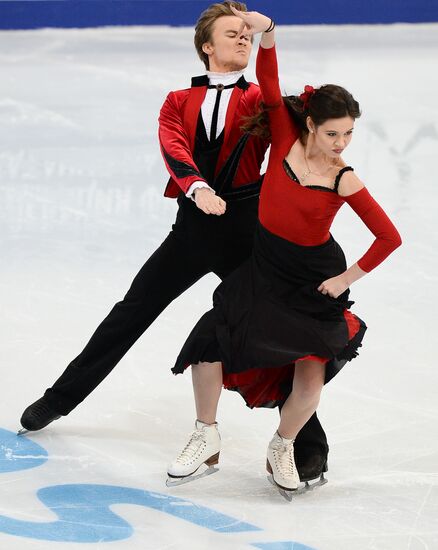 ISU Grand Prix of Figure Skating. Rostelecom Cup. Ice dance. Short program