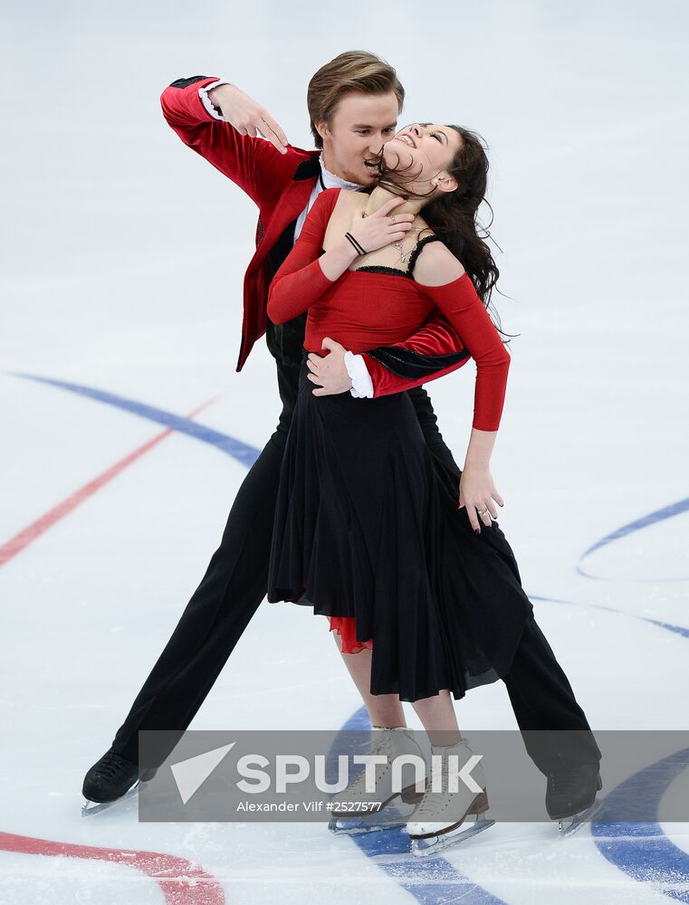 ISU Grand Prix of Figure Skating. Rostelecom Cup. Ice dance. Short program