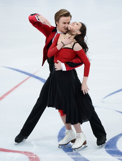 ISU Grand Prix of Figure Skating. Rostelecom Cup. Ice dance. Short program