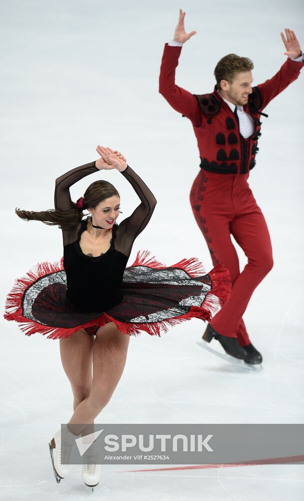 ISU Grand Prix of Figure Skating. Rostelecom Cup. Ice dance. Short program