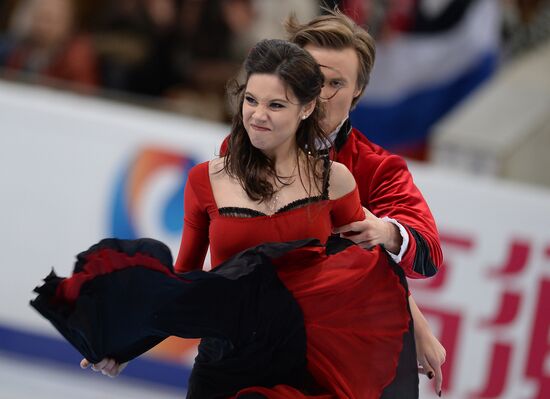 ISU Grand Prix of Figure Skating. Rostelecom Cup. Ice dance. Short program