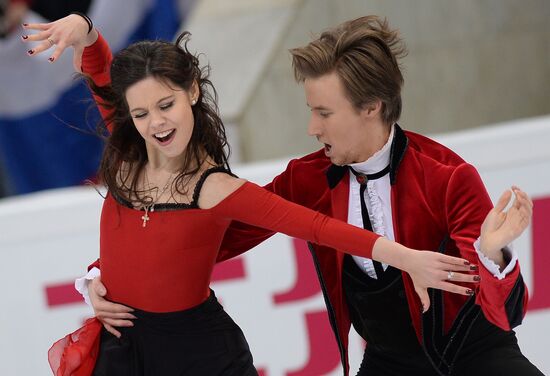 ISU Grand Prix of Figure Skating. Rostelecom Cup. Ice dance. Short program