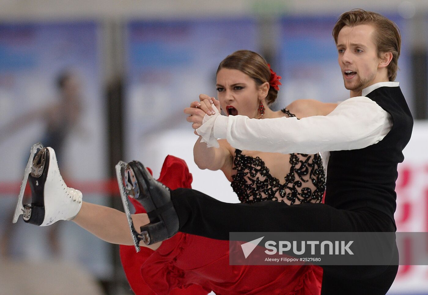 ISU Grand Prix of Figure Skating. Rostelecom Cup. Ice dance. Short program
