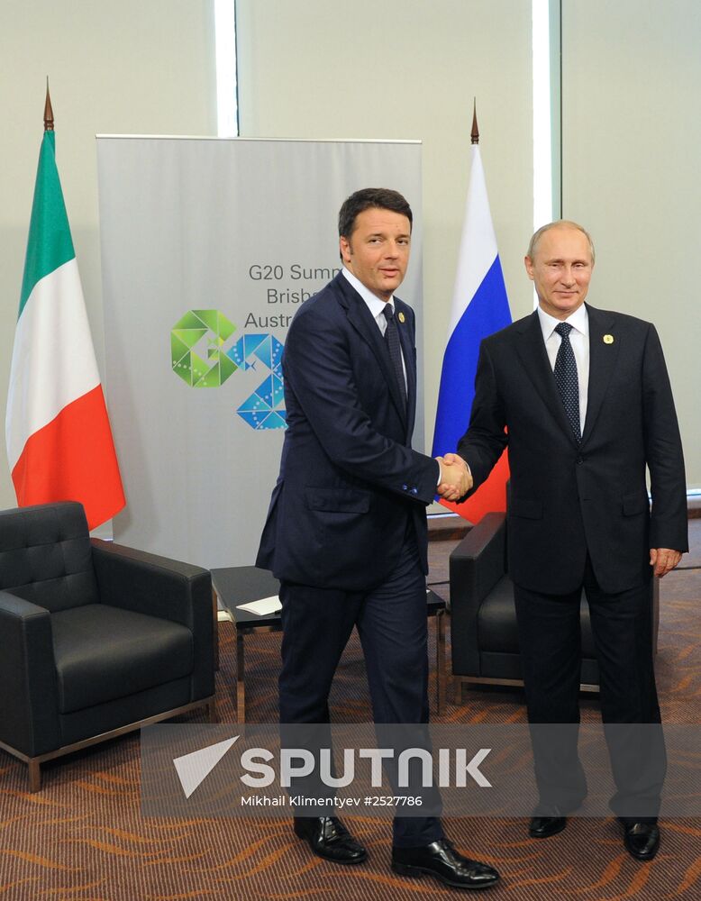 Vladimir Putin takes part in G-20 summit