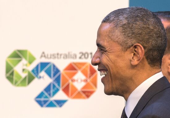 Vladimir Putin takes part in G-20 summit