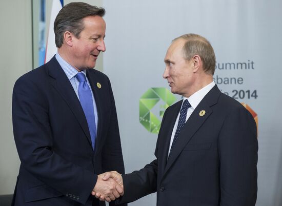 Vladimir Putin takes part in G-20 summit