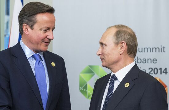 Vladimir Putin takes part in G-20 summit
