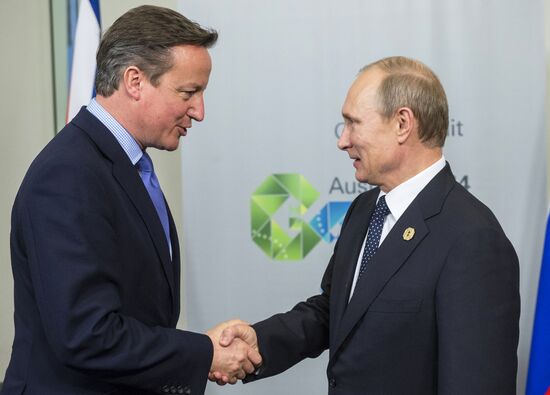 Vladimir Putin takes part in G-20 summit
