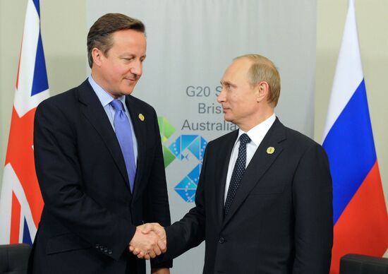 Vladimir Putin takes part in G-20 summit