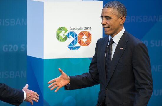 Vladimir Putin takes part in G-20 summit