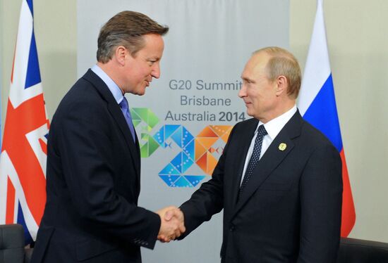Vladimir Putin takes part in G-20 summit