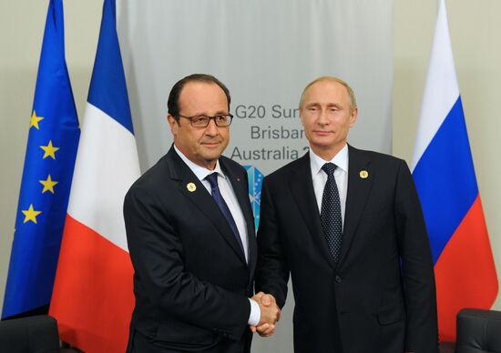 Vladimir Putin takes part in G-20 summit
