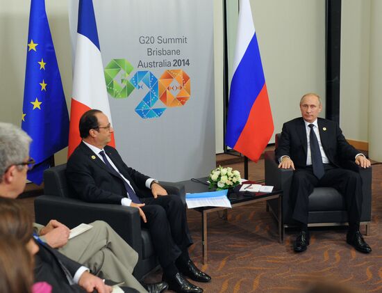 Vladimir Putin takes part in G-20 summit