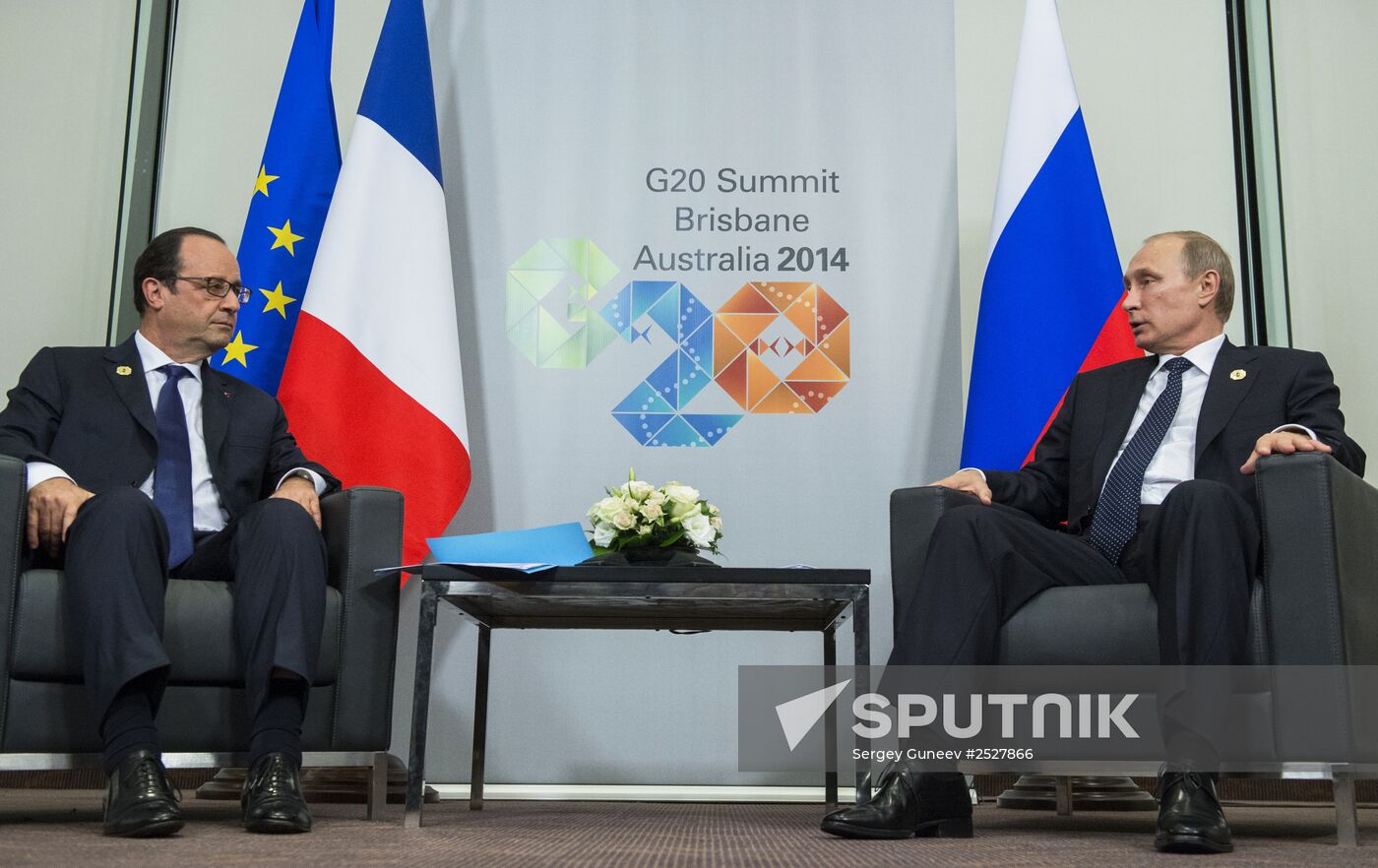 Vladimir Putin takes part in G-20 summit