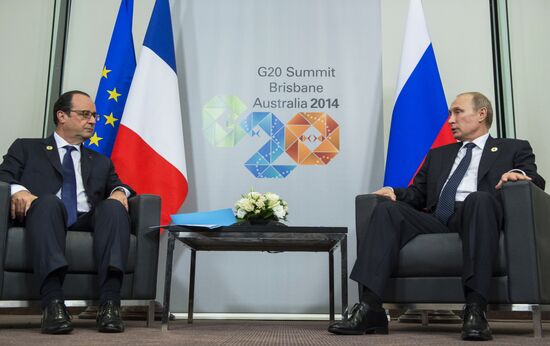 Vladimir Putin takes part in G-20 summit