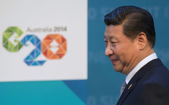 Vladimir Putin takes part in G-20 summit