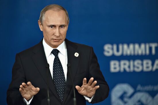 Vladimir Putin attends G20 Summit: Day Two