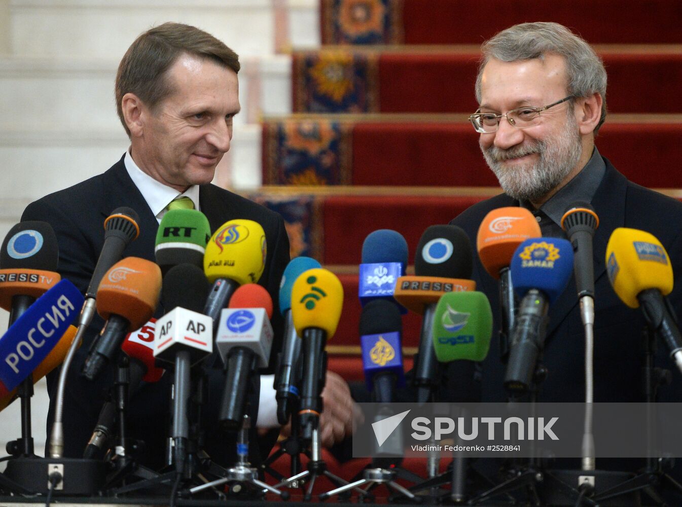 Russian State Duma Chairman Sergei Naryshkin visits Iran
