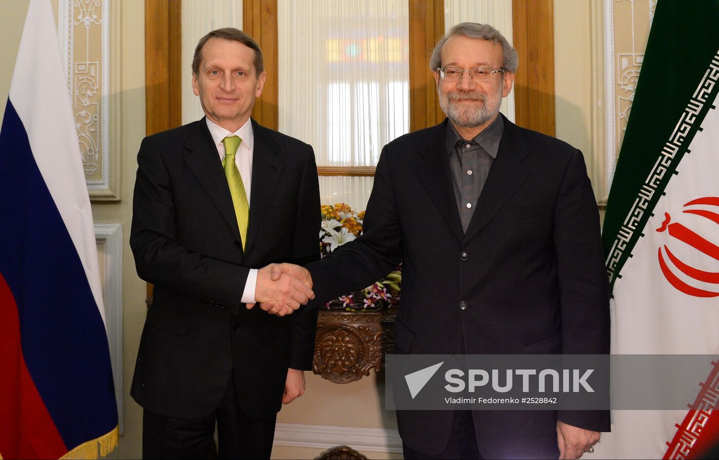 Russian State Duma Chairman Sergei Naryshkin visits Iran