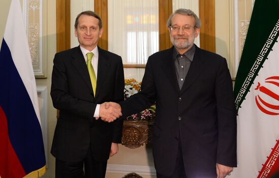 Russian State Duma Chairman Sergei Naryshkin visits Iran