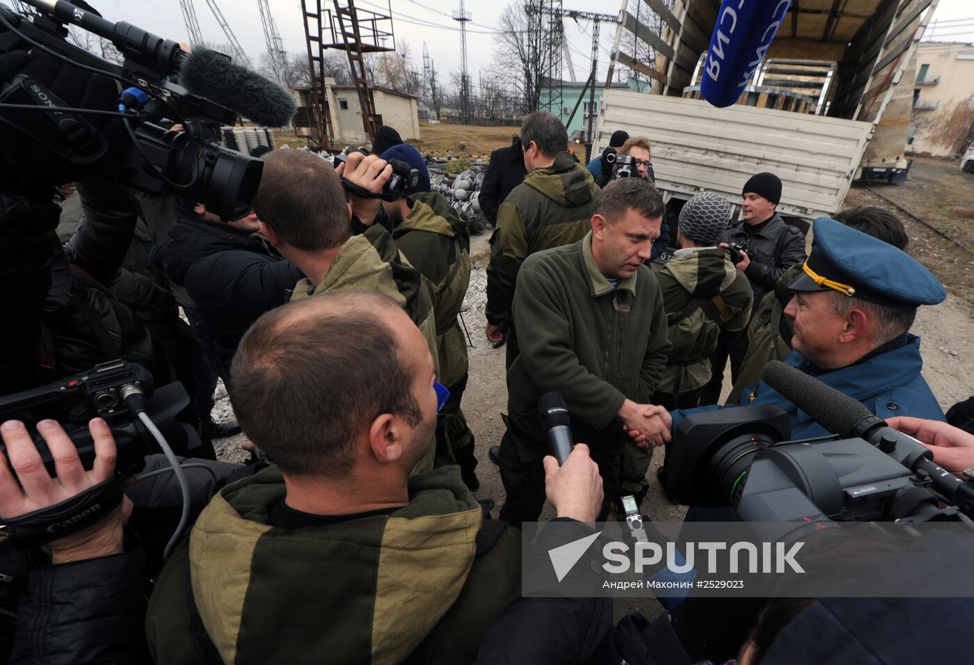 Seventh Russian humanitarian relief convoy arrives in Donbas