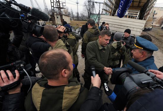 Seventh Russian humanitarian relief convoy arrives in Donbas