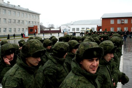 First conscription campaign in the Chechen Republic over the past 20 years