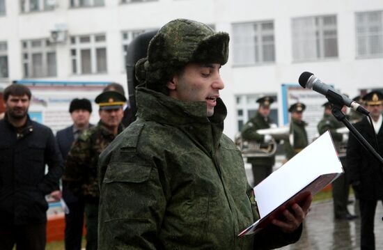First conscription campaign in the Chechen Republic over the past 20 years