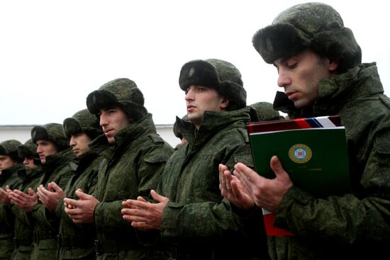 First conscription campaign in the Chechen Republic over the past 20 years