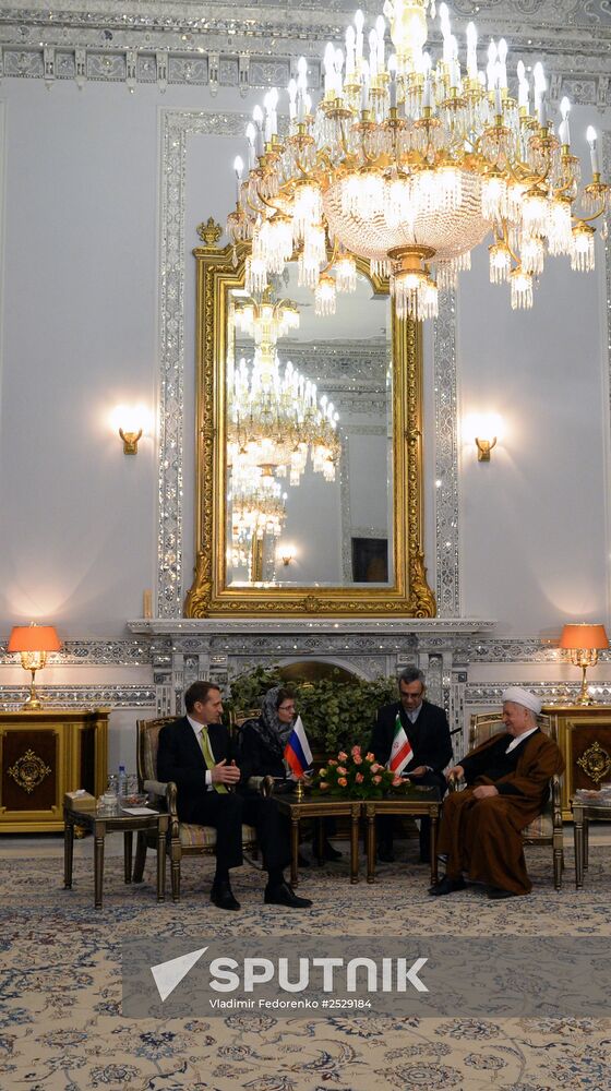 Russian State Duma Chairman Sergei Naryshkin visits Iran