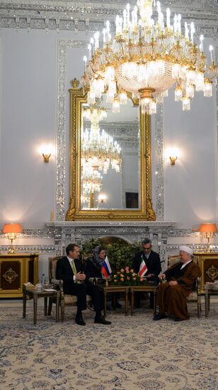 Russian State Duma Chairman Sergei Naryshkin visits Iran