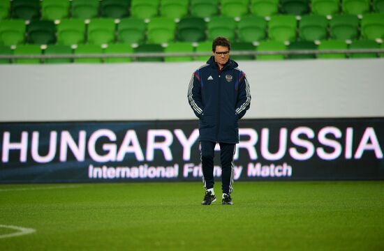 Football. Russian national team training