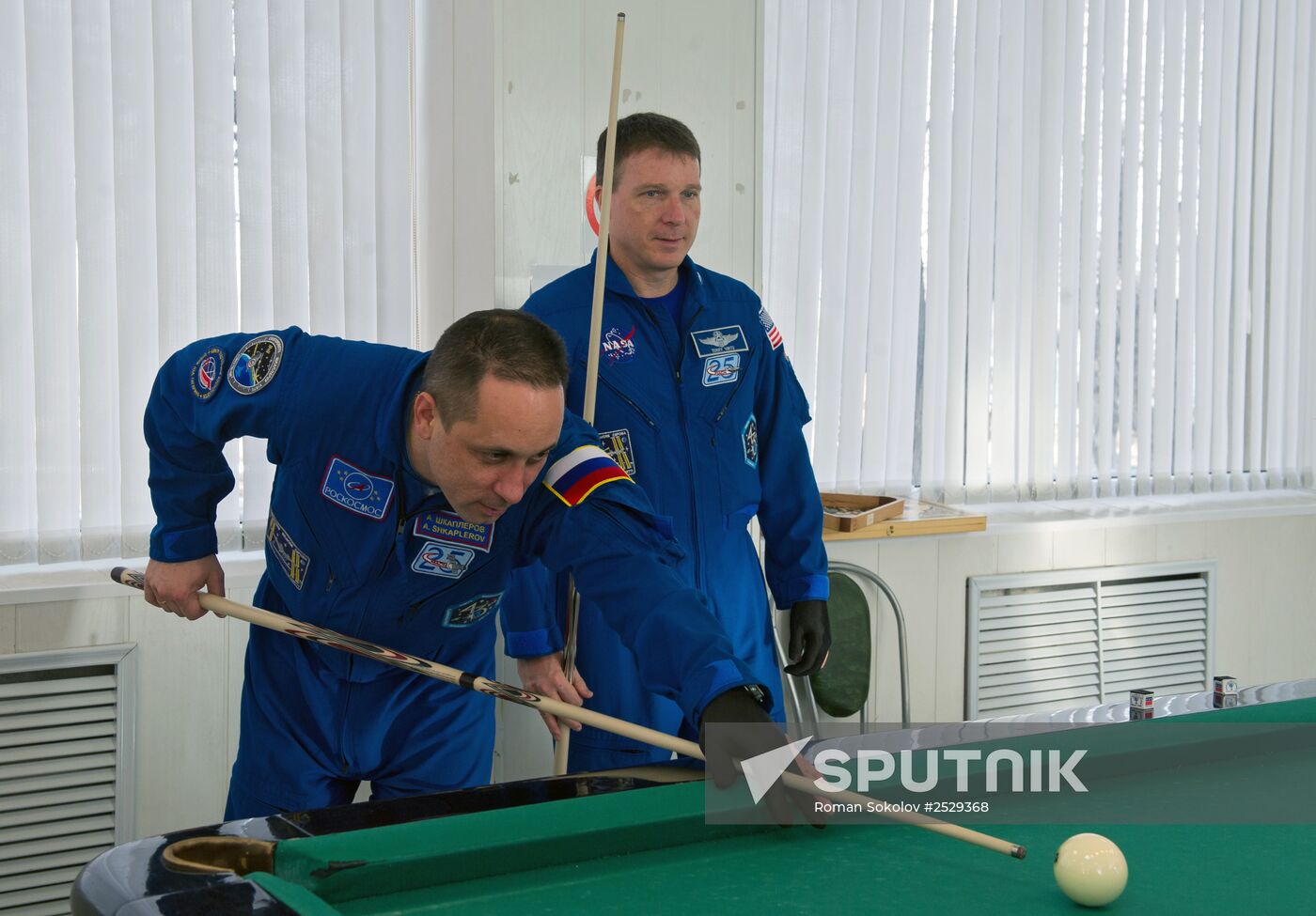 Training session of 42/43 ISS crew