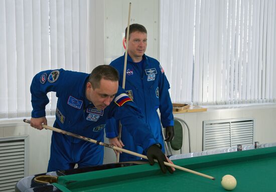 Training session of 42/43 ISS crew