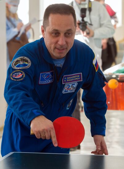 Training session of 42/43 ISS crew