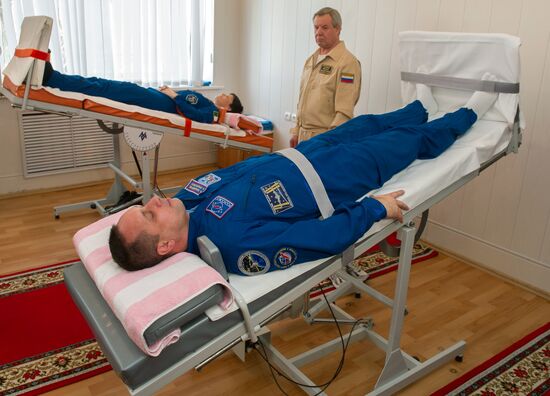 Training session of 42/43 ISS crew