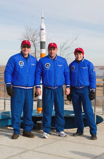 Training session of 42/43 ISS crew