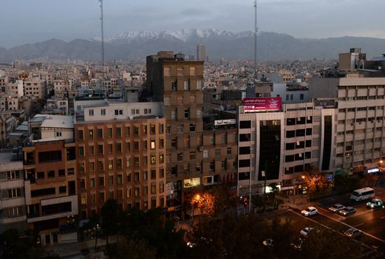 World cities. Tehran