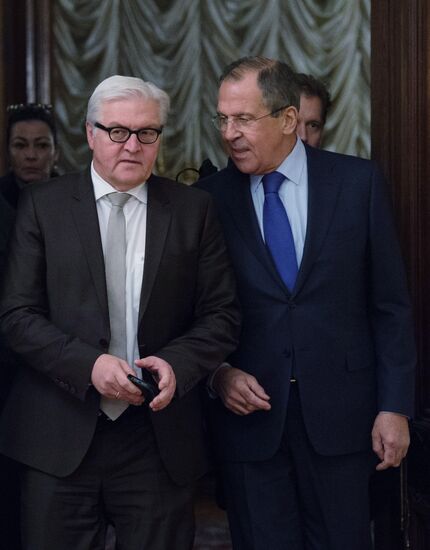 Sergei Lavrov meets with Frank-Walter Steinmeier