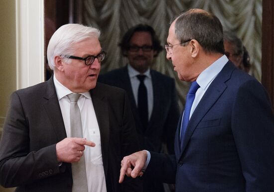 Sergei Lavrov meets with Frank-Walter Steinmeier