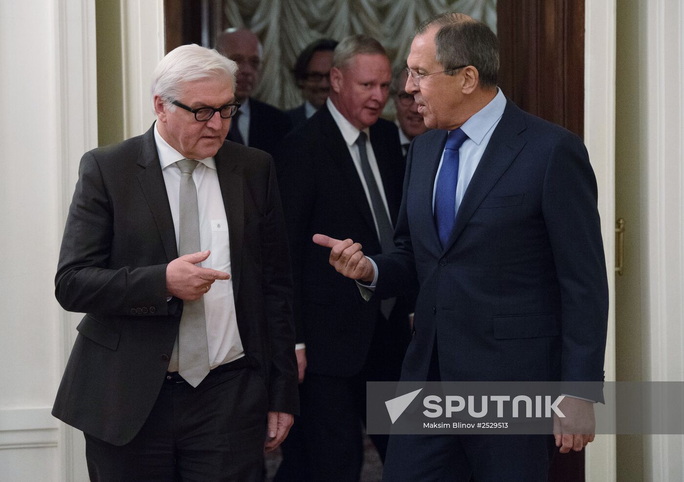 Sergei Lavrov meets with Frank-Walter Steinmeier