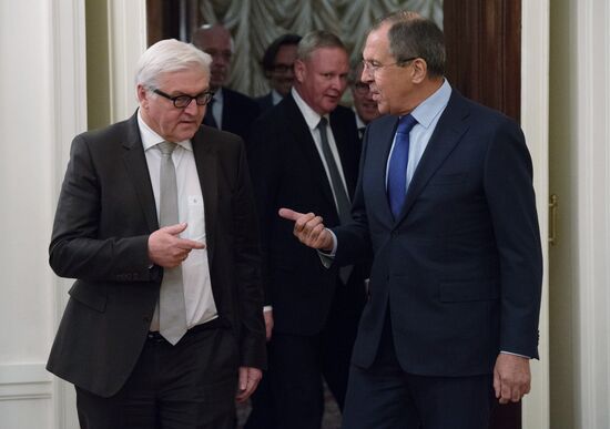 Sergei Lavrov meets with Frank-Walter Steinmeier
