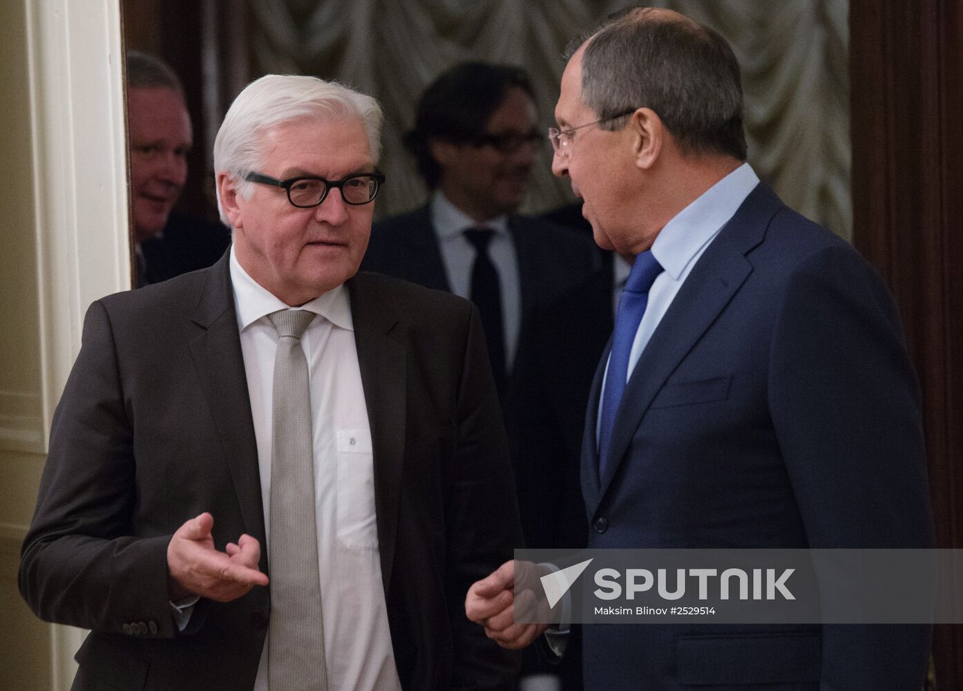 Sergei Lavrov meets with Frank-Walter Steinmeier