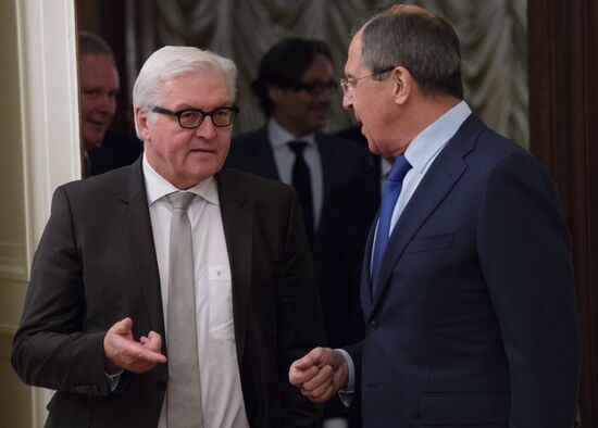Sergei Lavrov meets with Frank-Walter Steinmeier