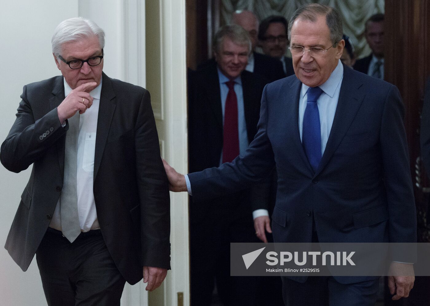 Sergei Lavrov meets with Frank-Walter Steinmeier