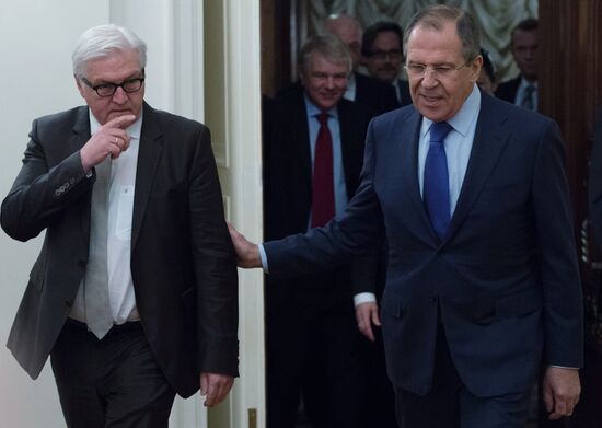 Sergei Lavrov meets with Frank-Walter Steinmeier
